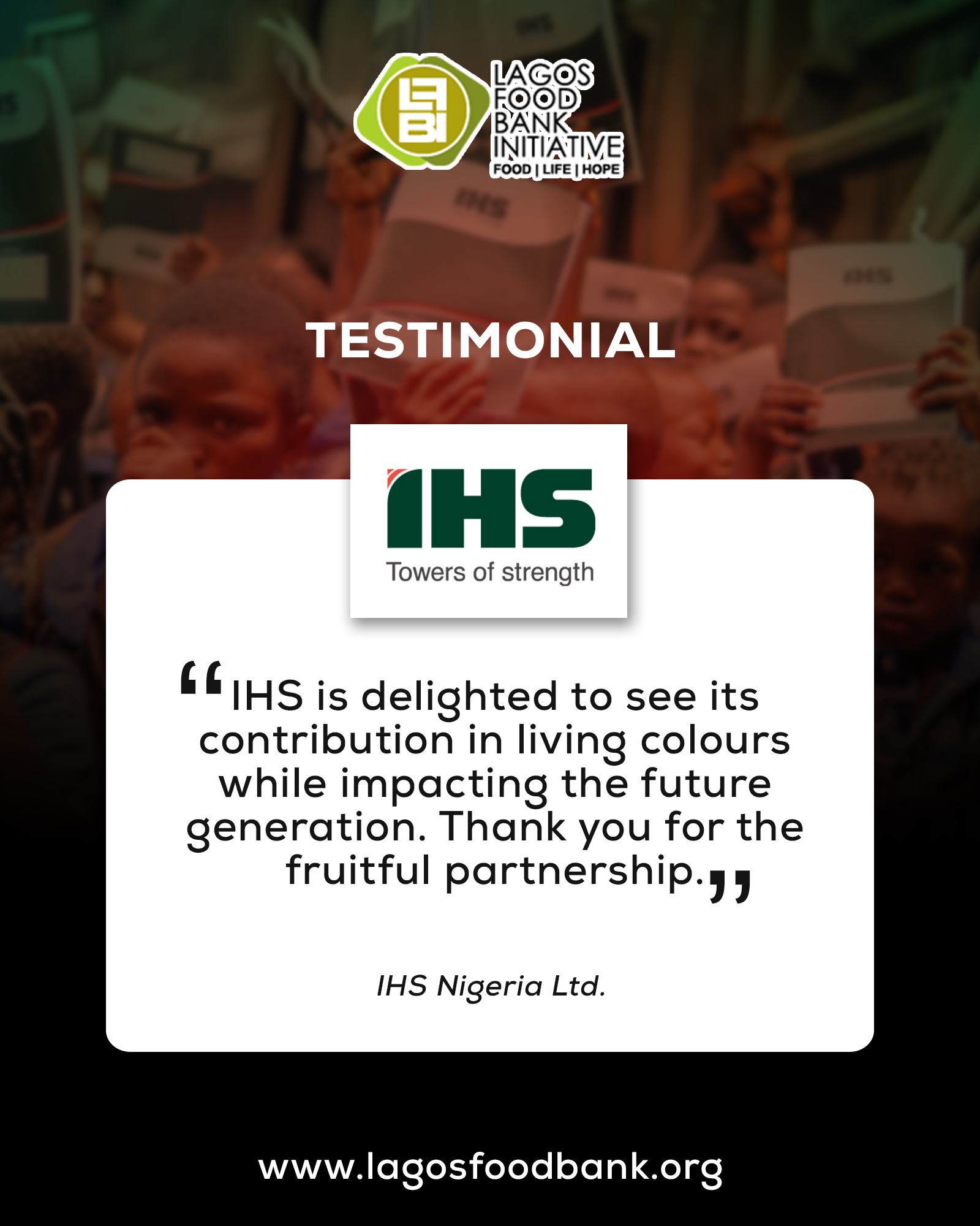 Testimoal IHS Nigeria Ltd
